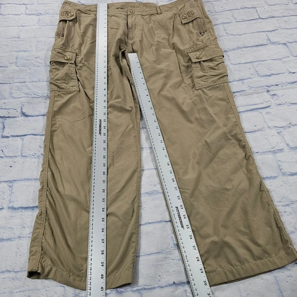 Clothing Arts Pick Pocket Proof Cargo Pants Men 42x30 Khaki Tan Travel Adventure